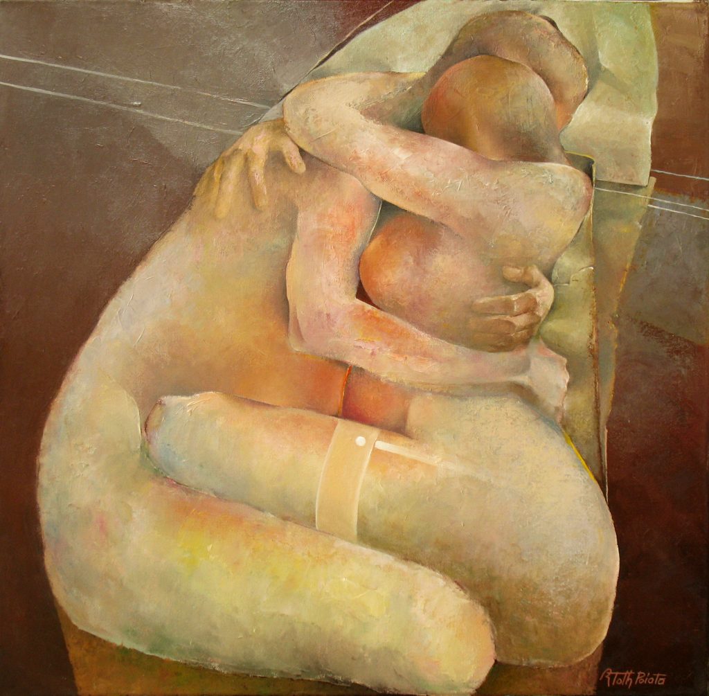 Rdica Toth-Poiată, Monolit, 60x60cm, up