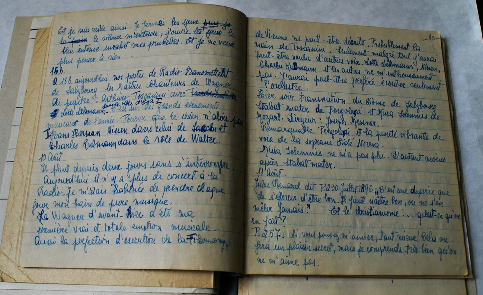 Jurnal în franceză Jeni Acterian © Editura Humanitas