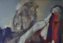 Sirje Petersen, Burden – oil on canvas