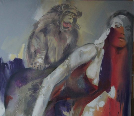 Sirje Petersen, Burden – oil on canvas