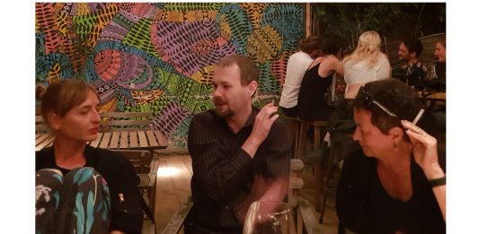 Ilona Witkowska, David Mateusz și Hanka Samson – un trio literar polonez care și-a găsit edenul © foto Peter Sragher