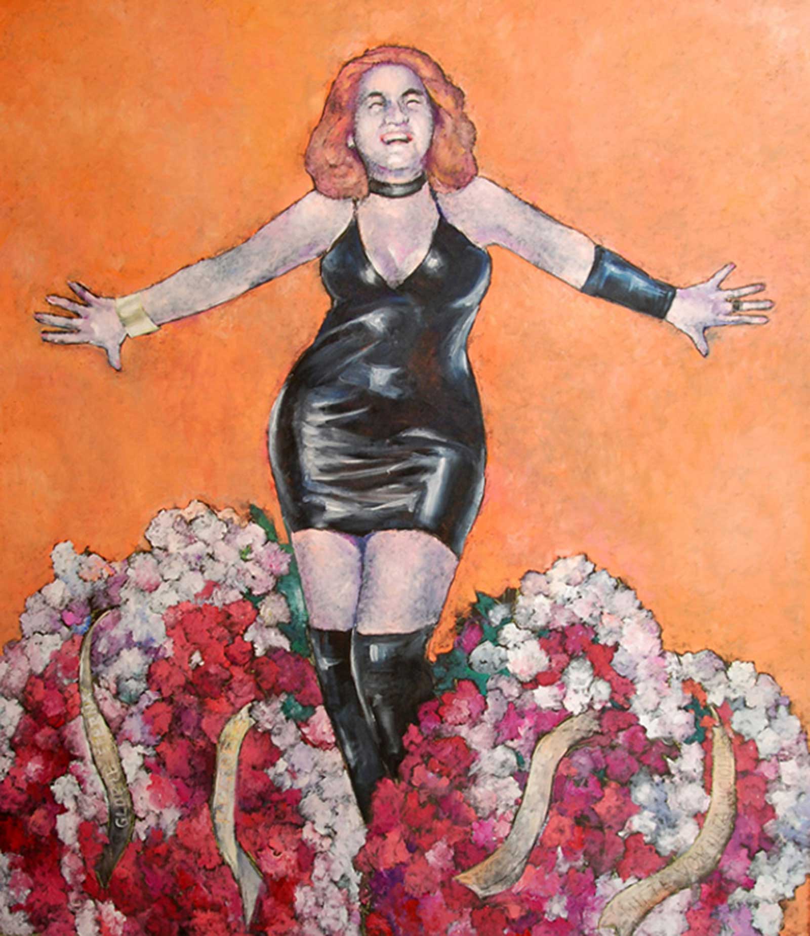 Marilena Murariu, Oculta eroilor, din seria Portrete în revoluție, ulei pe pânză, 130x150 cm, 2011, courtesy Năsui Collection Marilena Murariu, Oculta eroilor, din seria Portrete în revoluție, ulei pe pânză, 130x150 cm, 2011, courtesy Năsui Collection