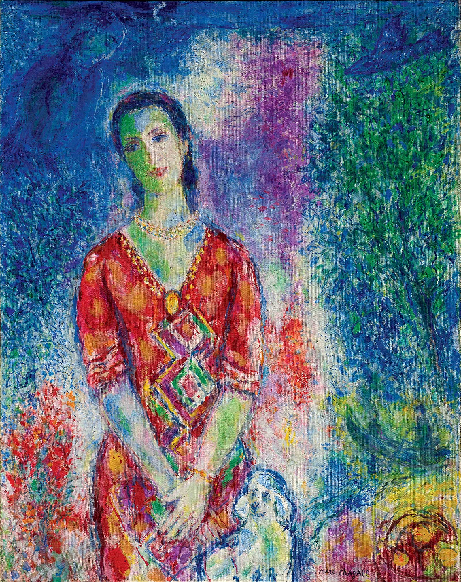 Marc Chagall, Portretul lui E.B.G. © foto Basil & Elis Goulandris Foundation
