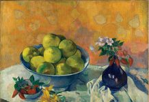 Paul Gaugain, Natură moartă cu grapefruit, 1901 sau 1902, ulei pe pânză © foto Basil & Elise Goulandris Foundation