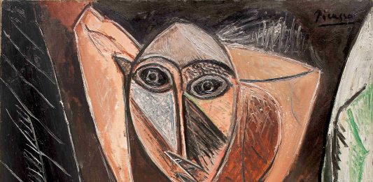 Pablo Picasso, Femeia goală cu brațele ridicate, 1907, ulei pe pânza © foto Basil & Elise Goulandris Foundation