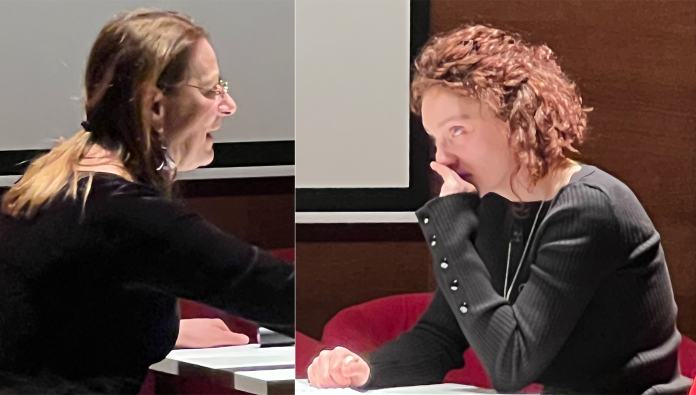 Cele două actrițe din piesa ”Mama” de Marta Barceló