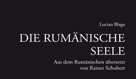 Rainer Schubert, Bermerkungen zur Übersetzung von Blagas „Spaţiul mioritic“ ins Deutsche